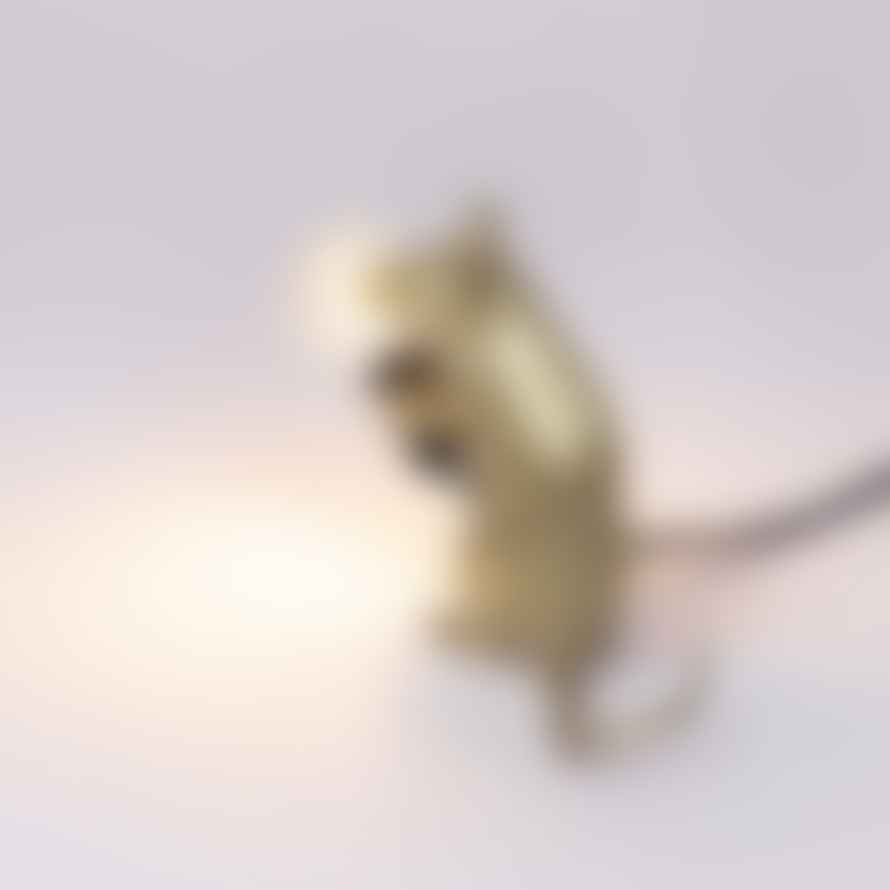 Seletti Lampada Mouse Gold Art 15231