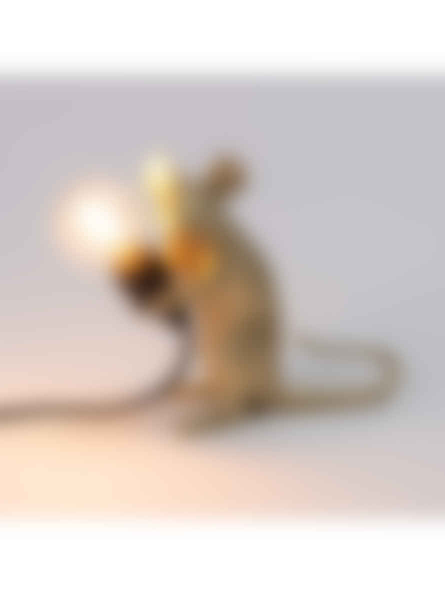 Seletti Lampada Mouse Gold Art 15231