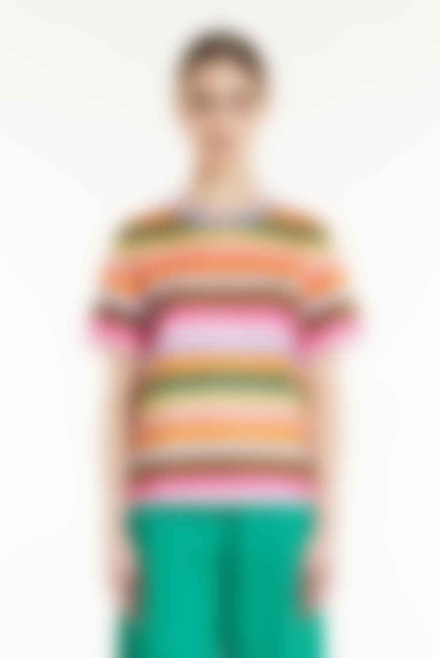 Weekend MaxMara Scoglio Cotton Jersey T Shirt - Multicolour