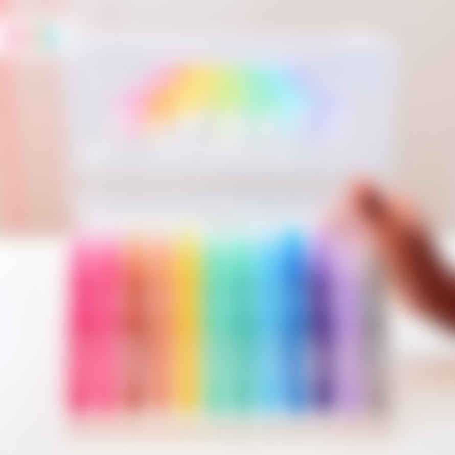 Ooly Sparkle Watercolor Gel Crayons – Set Of 12