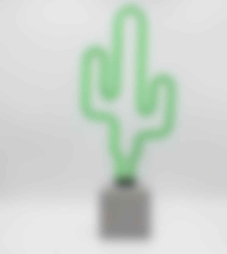 SPAZIO CONCEPT STORE Neon Light Cactus Green
