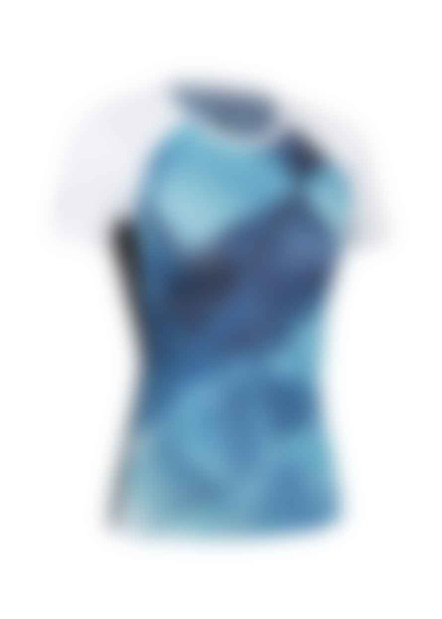 MONTURA T-Shirt Ghost Donna Ice Blu/Bianco