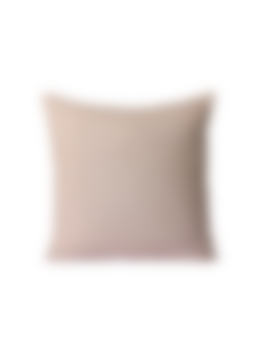 HKliving Striped Velvet Cushion Beige/Liver