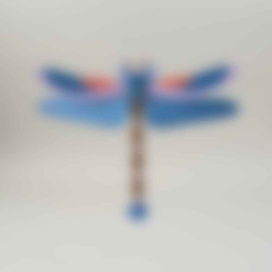 Studio Roof Paper Insect – Blue Dragonfly – Large