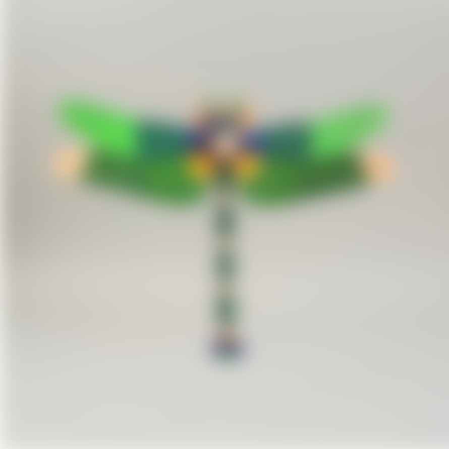 Studio Roof Paper Insect – Green Dragonfly – Large