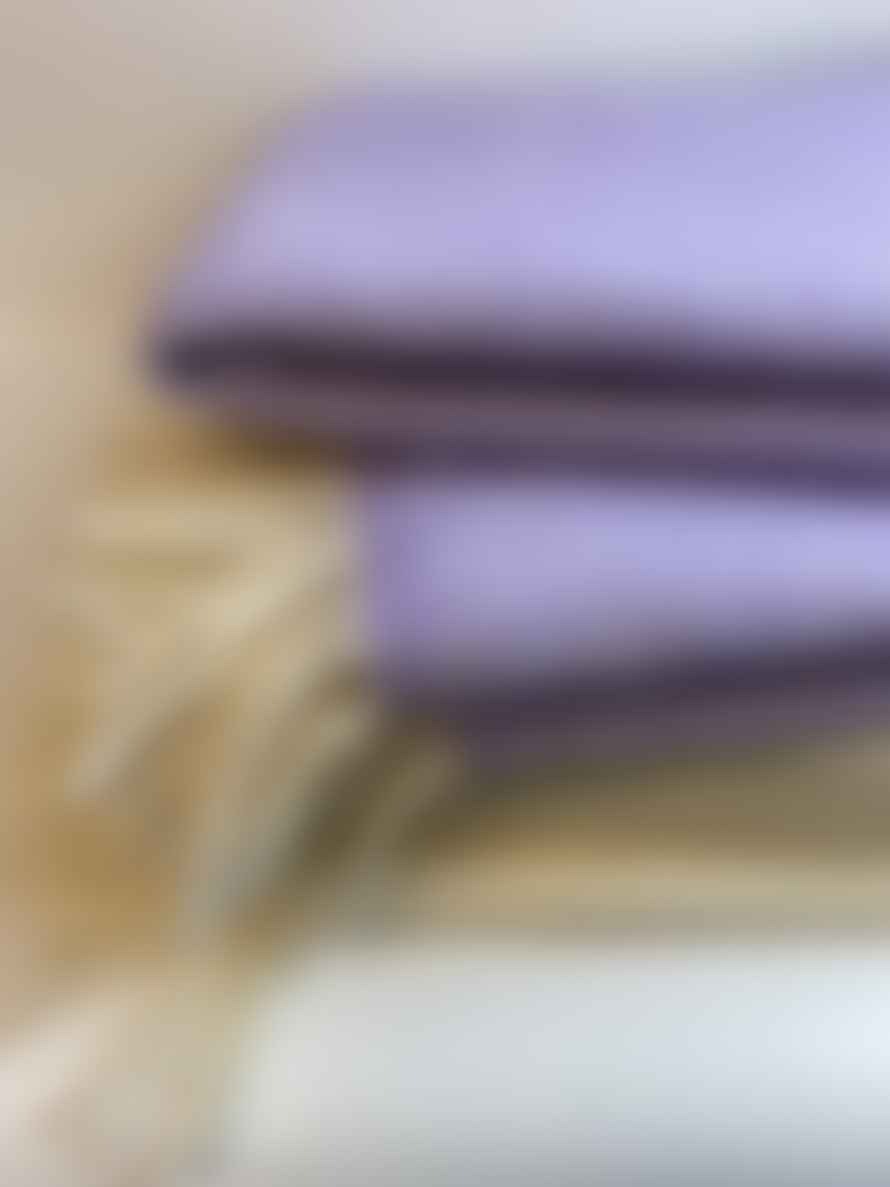 D&T Design Blanket Wool Punto Lavender/White FB 4201