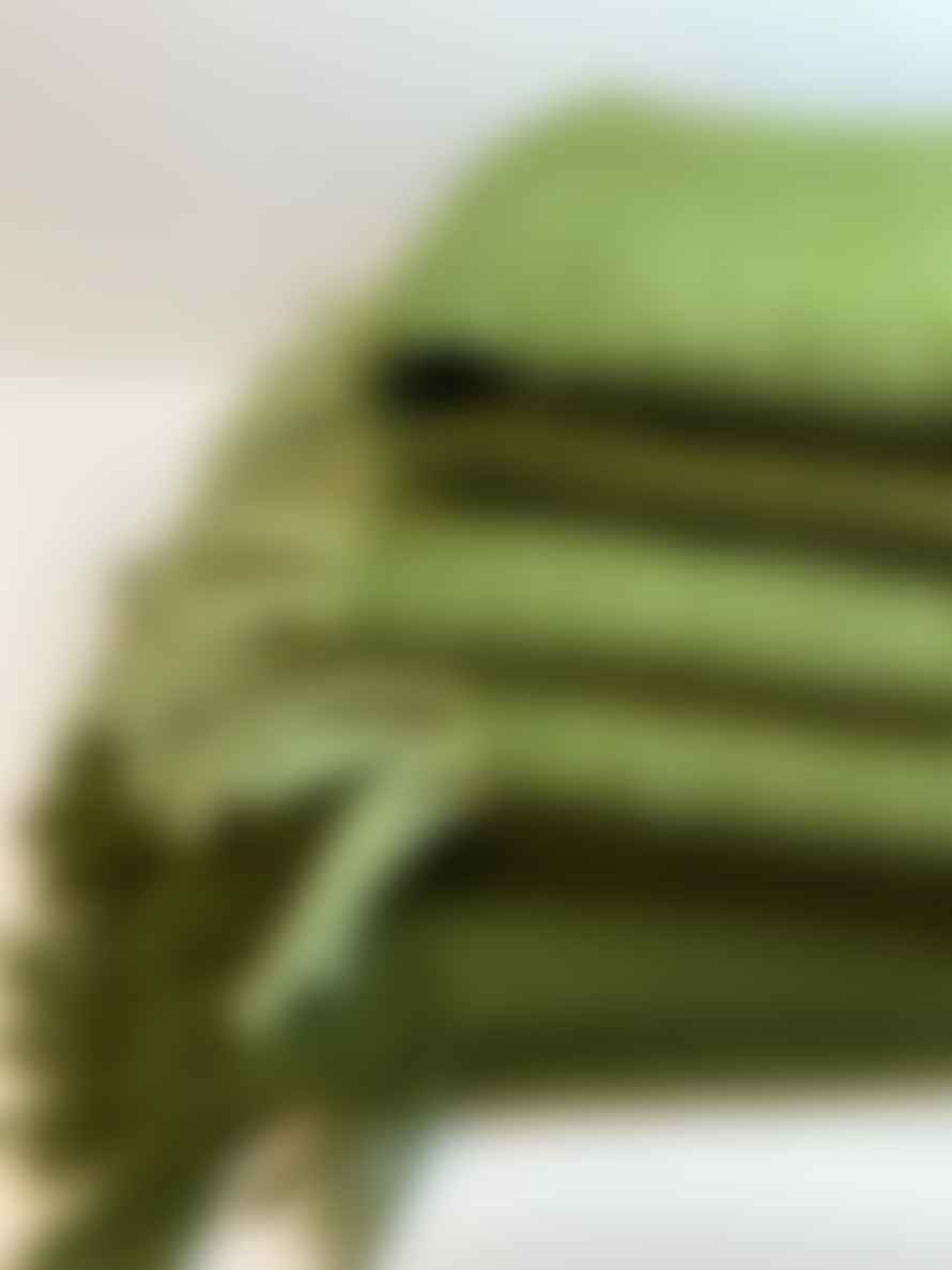 D&T Design Blanket Wool Punto Green/Darkgreen FB 1004