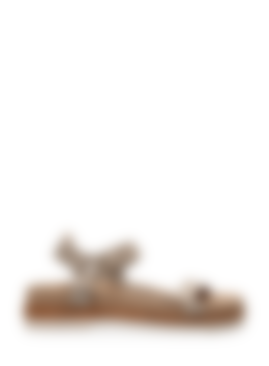 Maruti  Britt Hairlon Leather Sandels In Pixel Off White