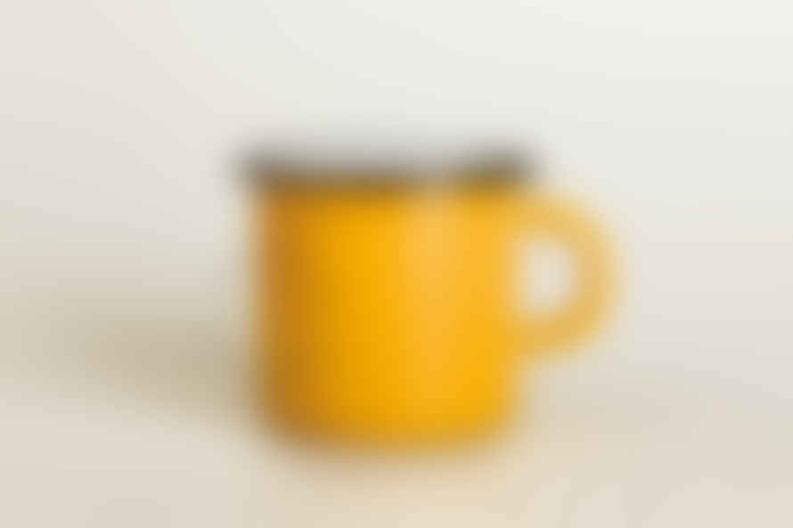 Zangra Enamel Mug in Mustard 40 cl