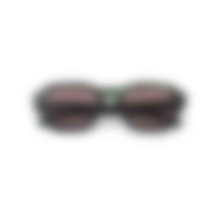 A Kjærbede Halo Sunglasses Green Marble Transparent