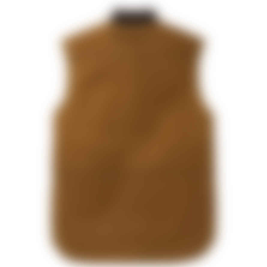 Filson Tin Cloth Insulated Work Vest Gilet - Dark Tan
