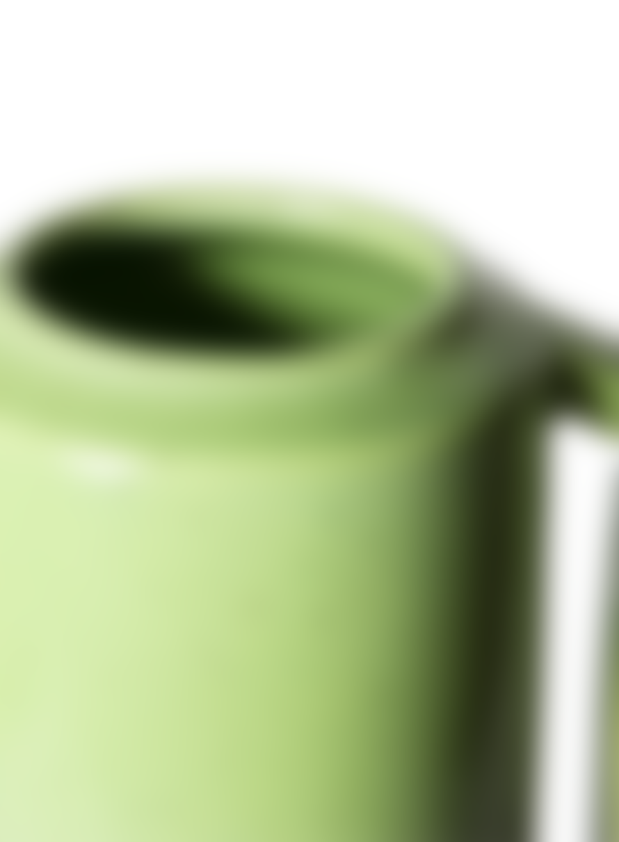 HKliving The Emeralds Green Ceramic Vase With Handle