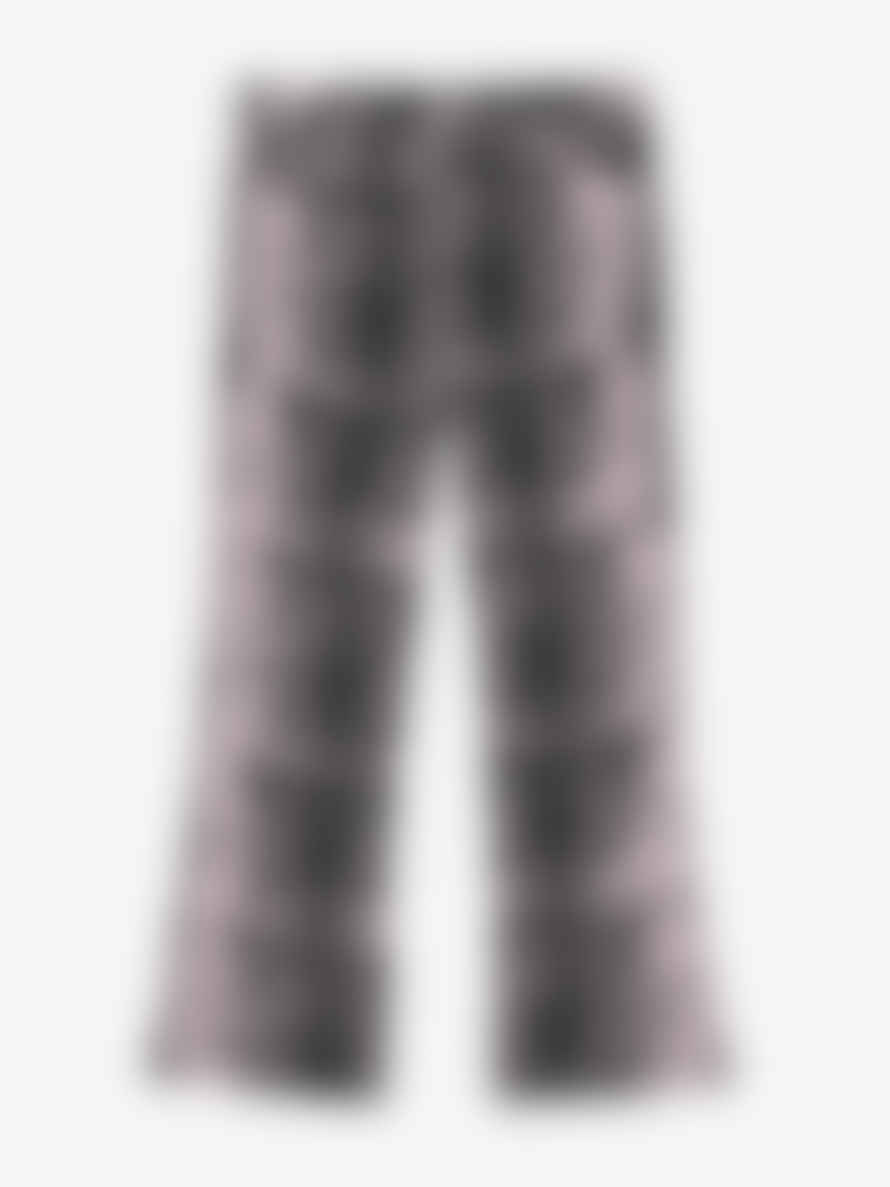 Ganni Betzy Cropped Jeans - Tiger Stripe Light Lilac