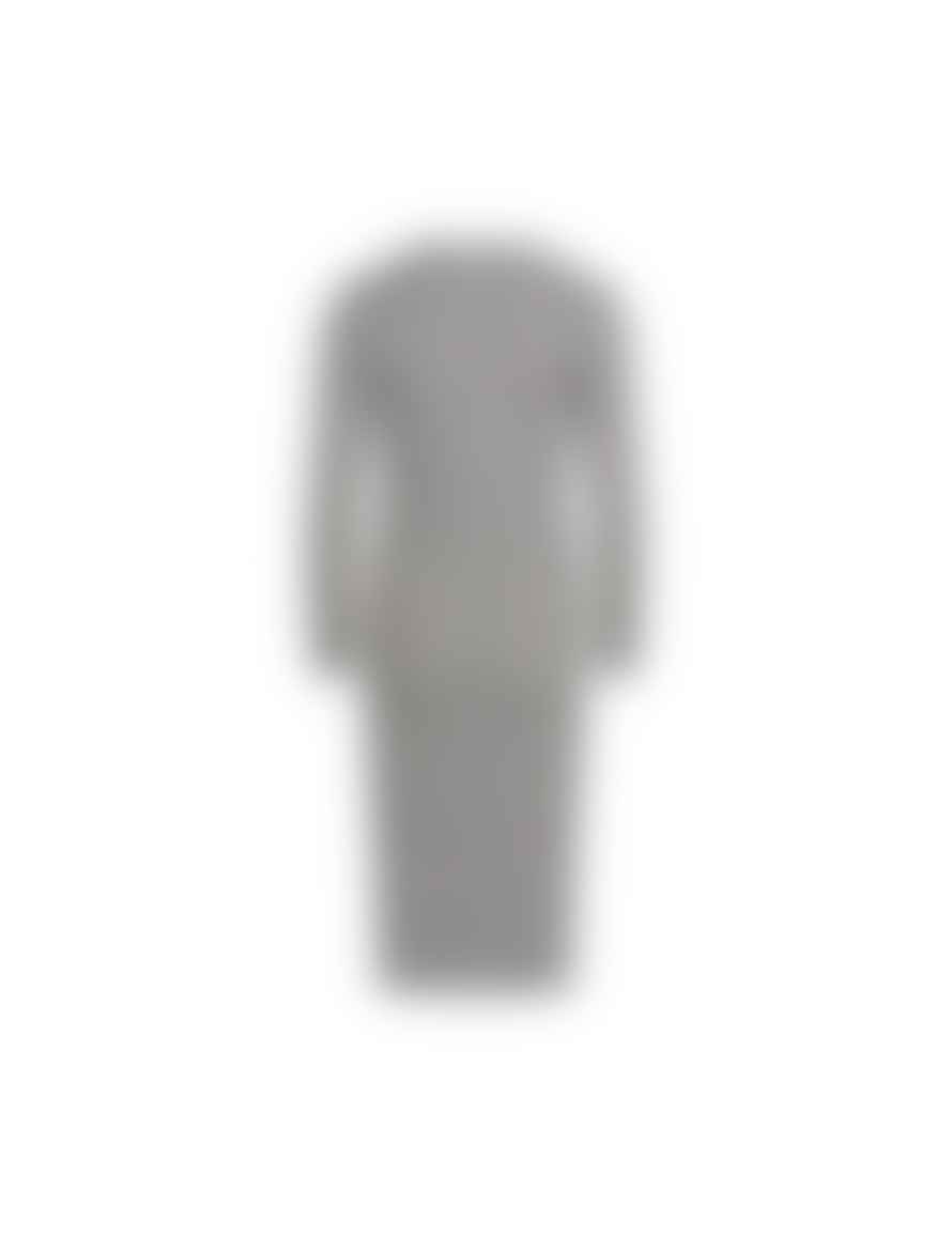 Mads Norgaard 2x2 Cotton Stripe Duba Dress Whitecap Gray/Black