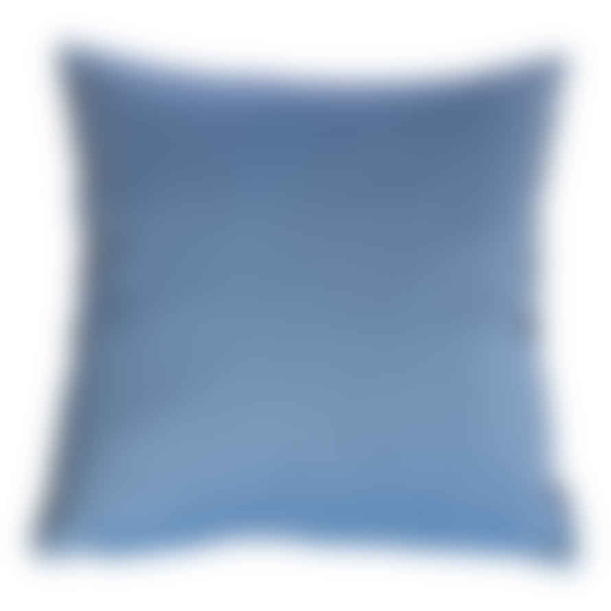 Diana Wilson Arcana Blue Passion Flower Velvet Cushion - Small
