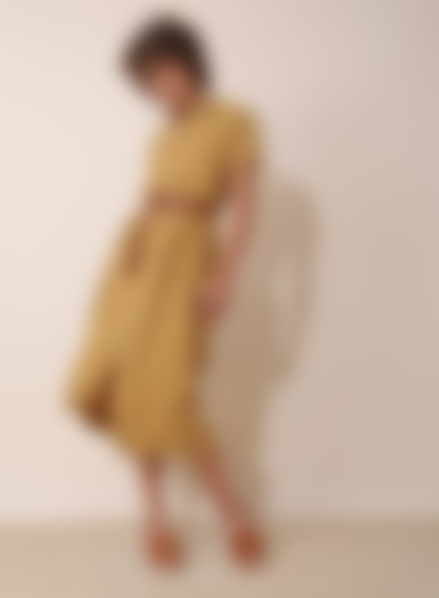 Indi & Cold Mustard Lyocell Long Dress