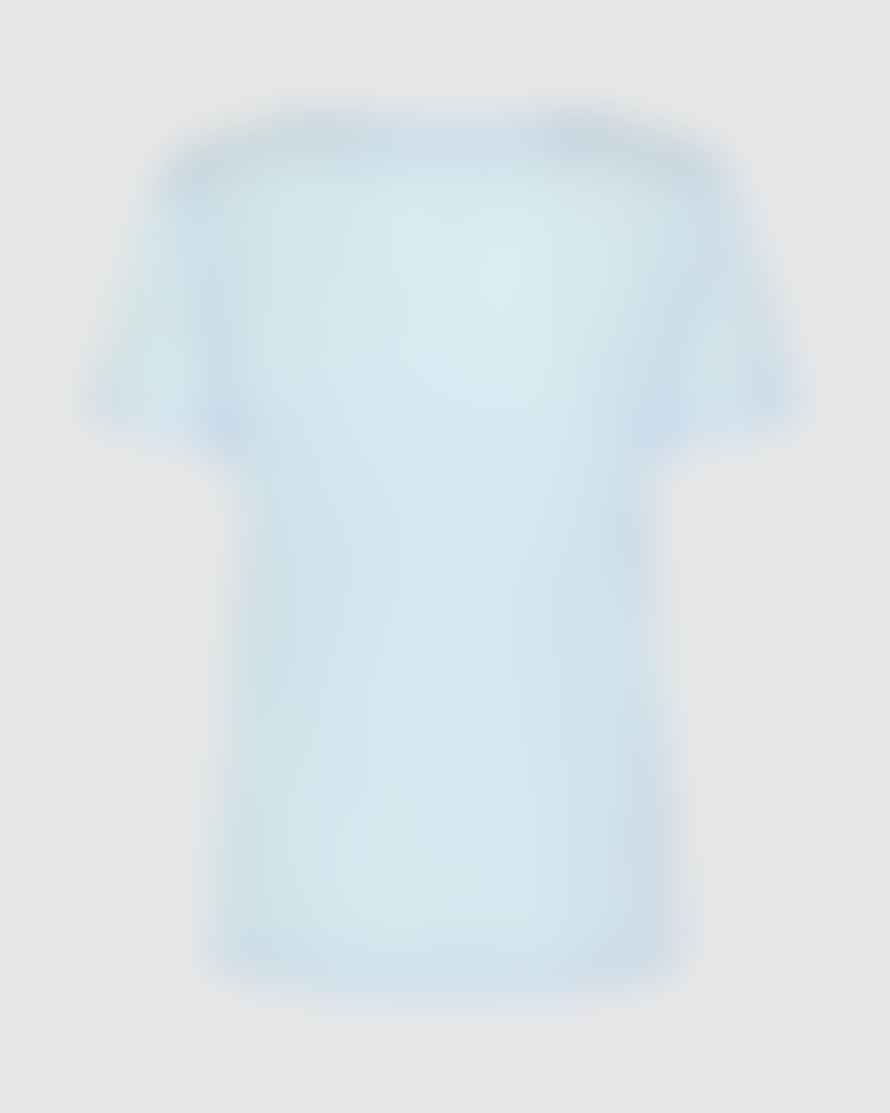 Minimum Heidl 0263 Short Sleeved T-Shirt - Chambray Blue