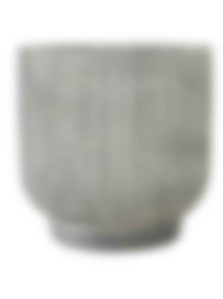 Wikholm Form Large Nola Textured Pot In Grey