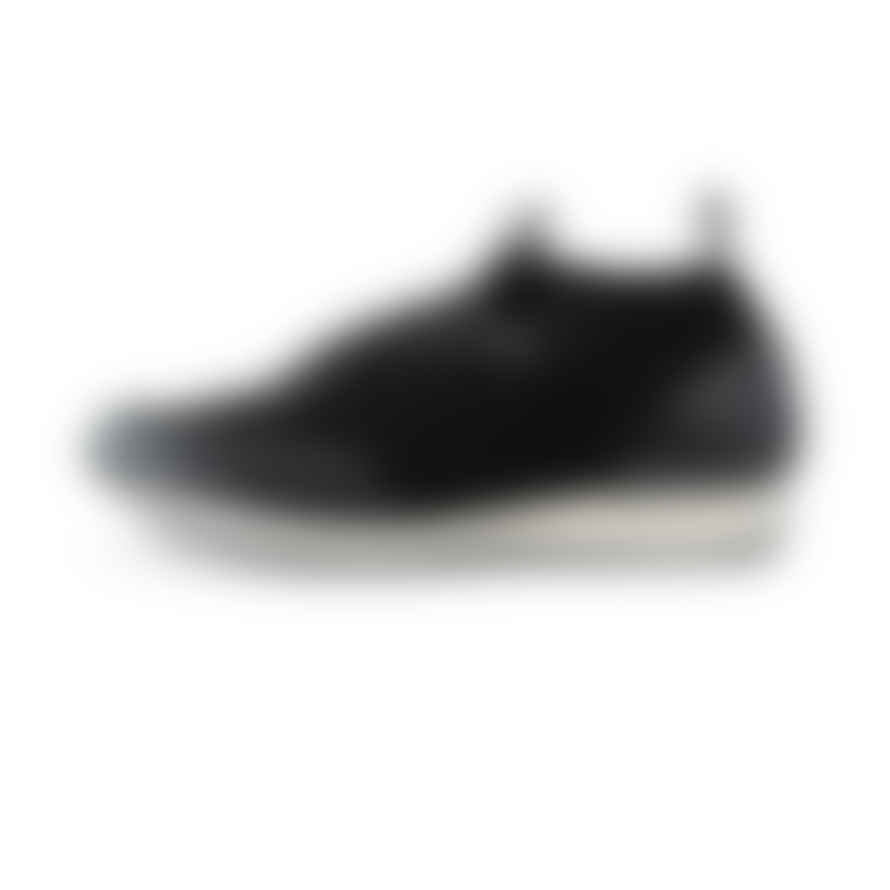 Brioni Leather & Sock Runner Black