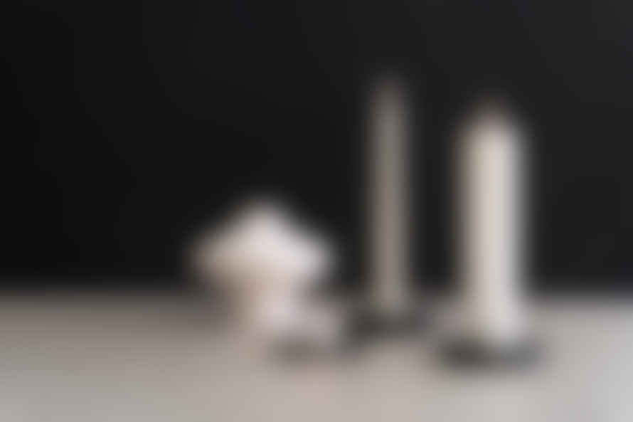 Uyuni  LED Pillar Candle Nordic White 7.8x10cm