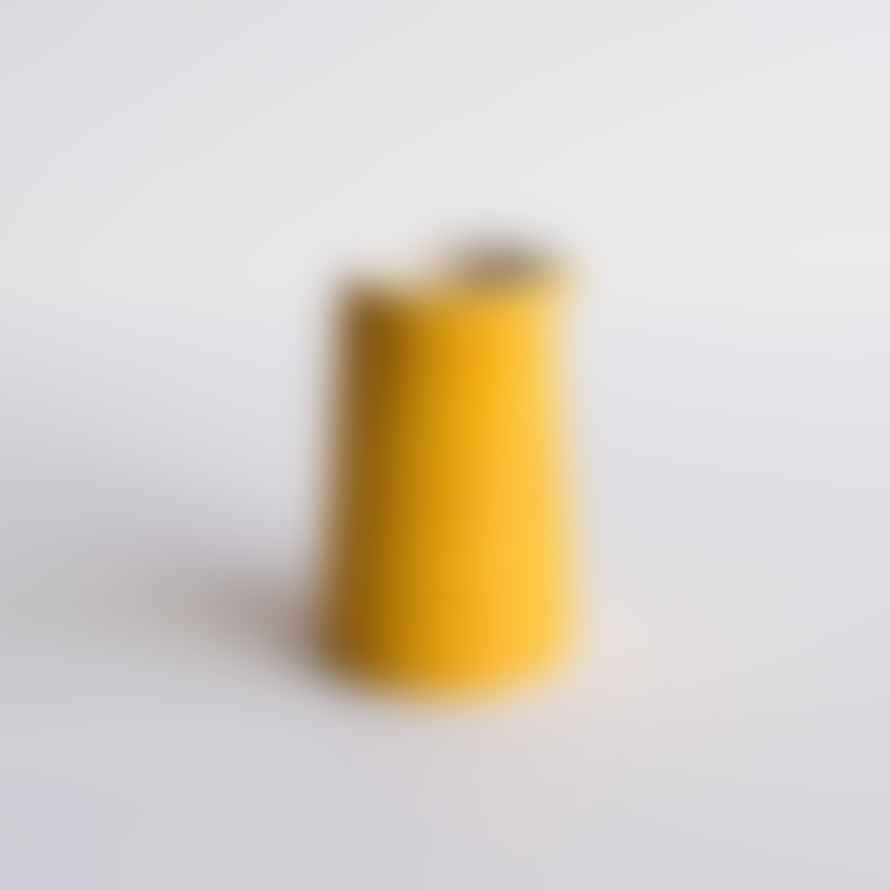 Musango Turmeric Yellow Creamer Jug - Plain Wash or Sgraffito Stripe