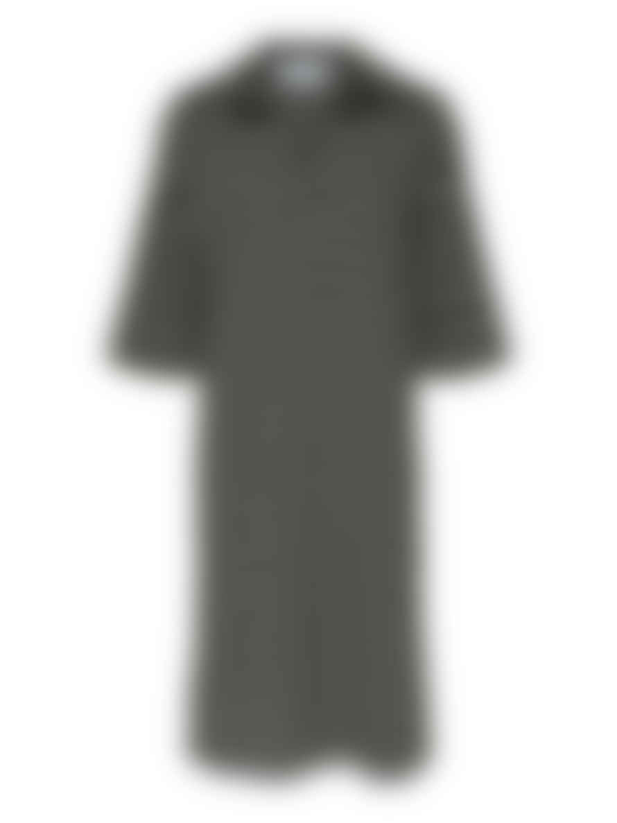 Selected Femme Striped Mini Dress - Black