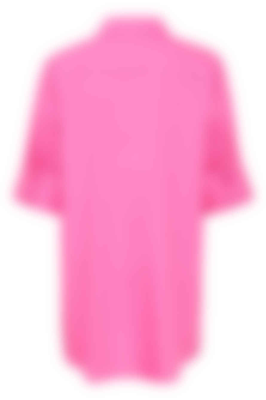 Gestuz Avaligz Short Sleeve Shirt - Phlox Pink