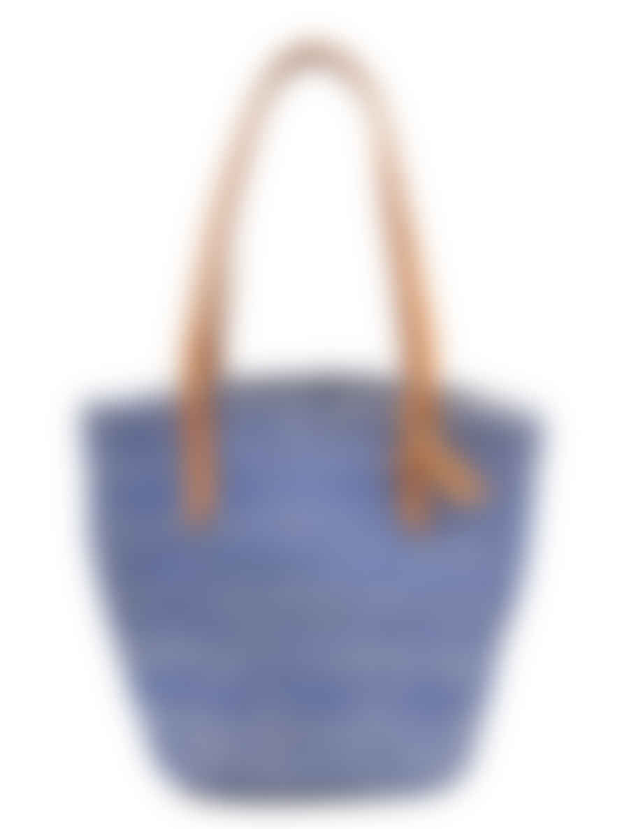 The Basket Room Malkia - True Blue Yarn / Sisal Tote Bag