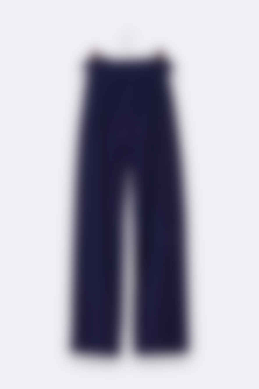 LOVE kidswear Mathilda Trousers In Violet Blue Tencel For Women