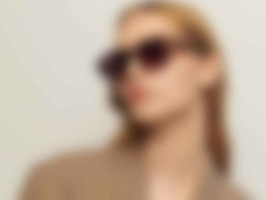 A.Kjaerbede  Halo Sunglasses - Demi Gray Transparent