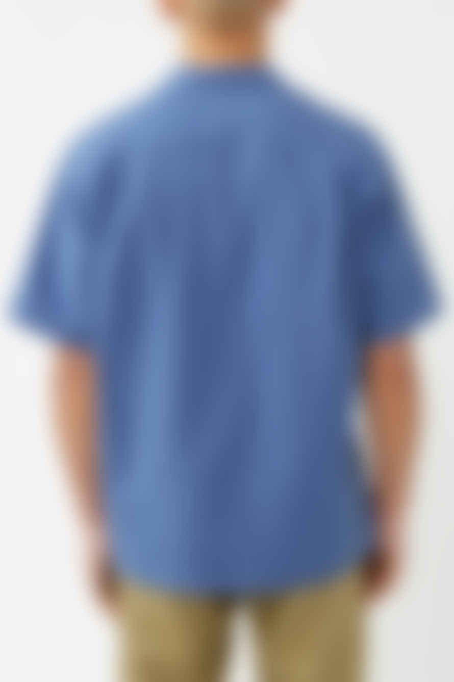  Portuguese Flannel Blue Favo Shirt