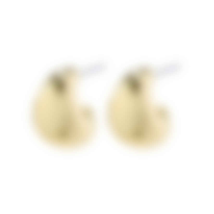 Pilgrim Adriana Chunky Mini Hoop Earrings Gold Plated