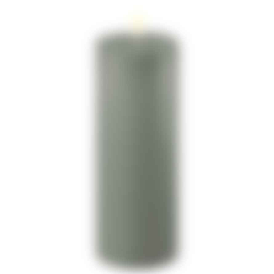 deluxe home art 7.5 x 20cm Salvie Green Battery Operated LED Candle