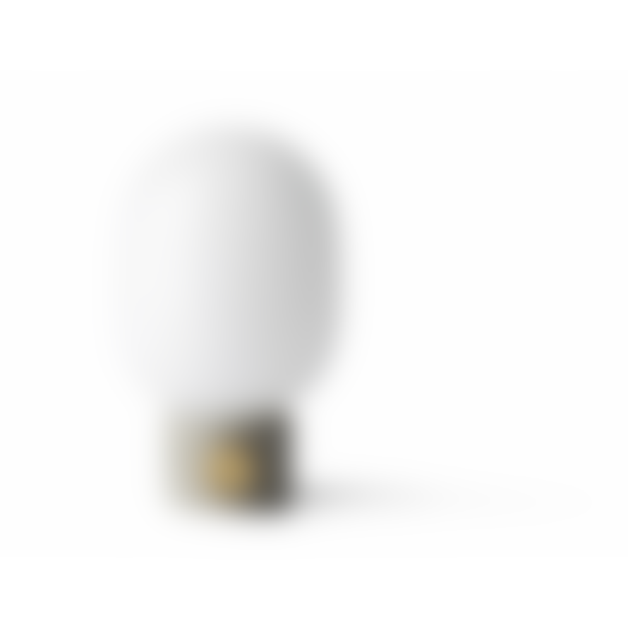 AUDO COPENHAGEN JWDA Light Grey/Brass Concrete Table Lamp with UK Plug