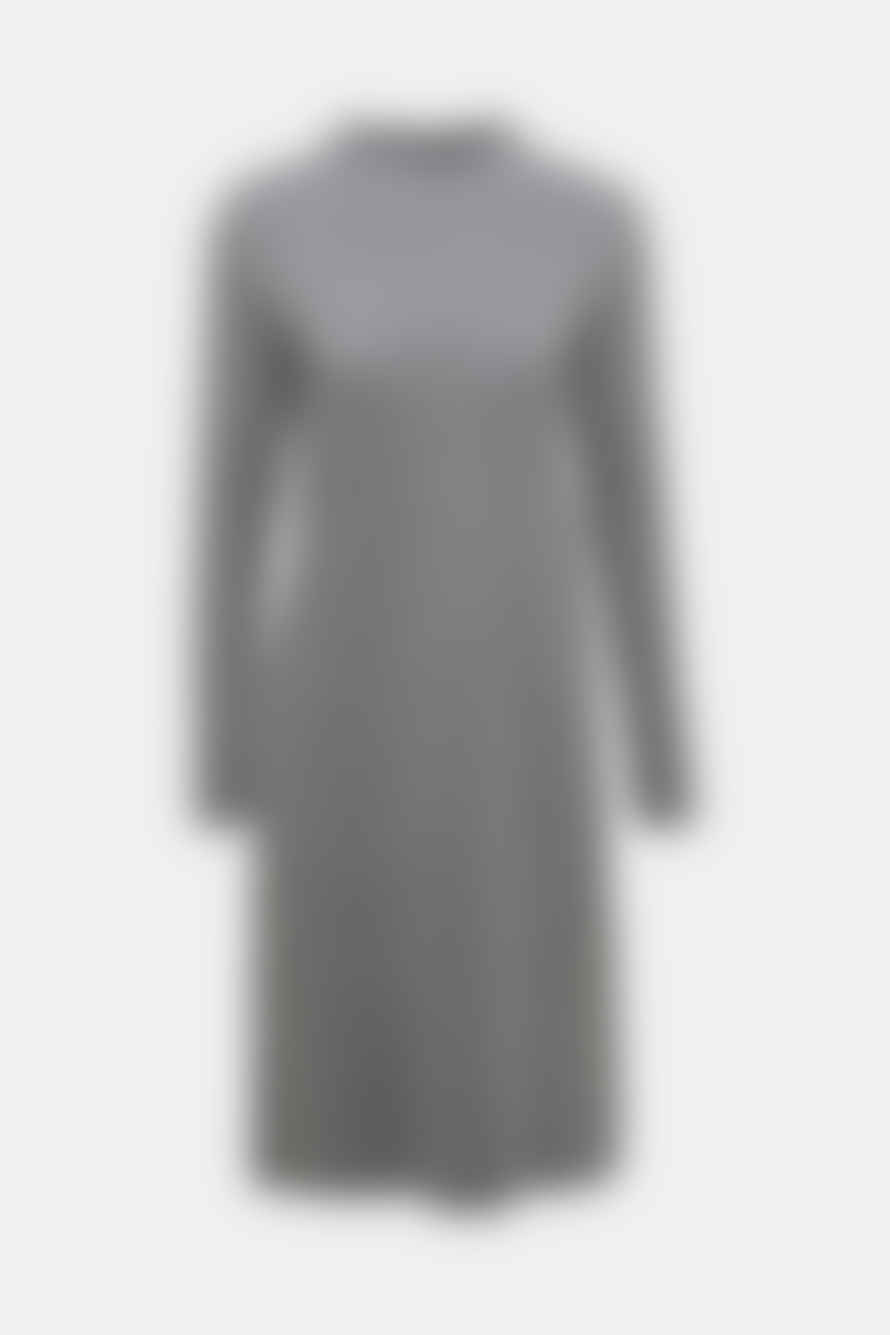 ESPRIT Knitted Dress In Grey Organic Cotton