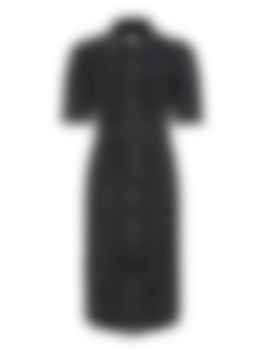Object Carol Denim Dress Black