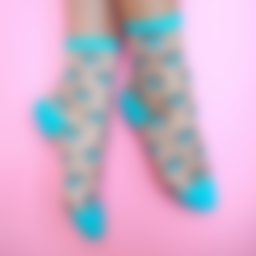 Coucou Suzette Eyes Transparent Socks