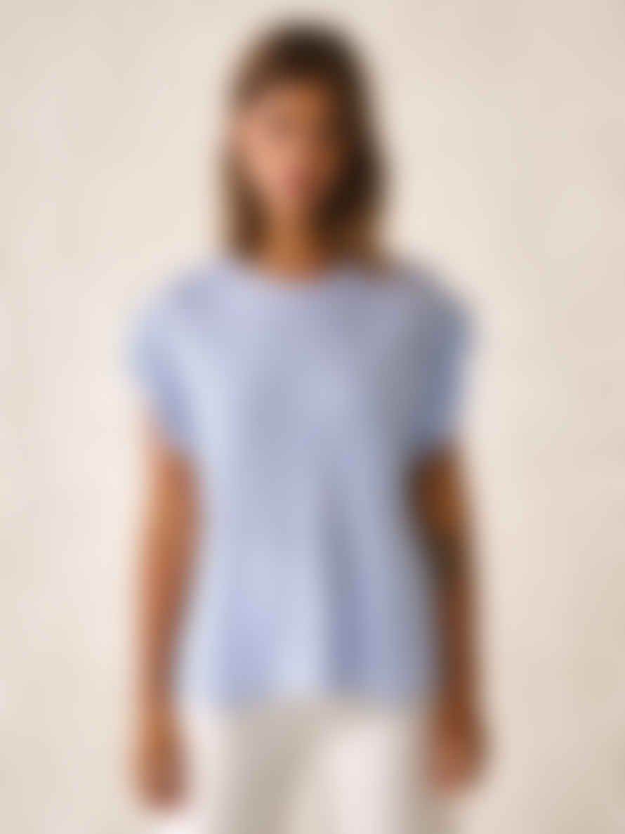 Bellerose Visam Stripe T-Shirt In Blue