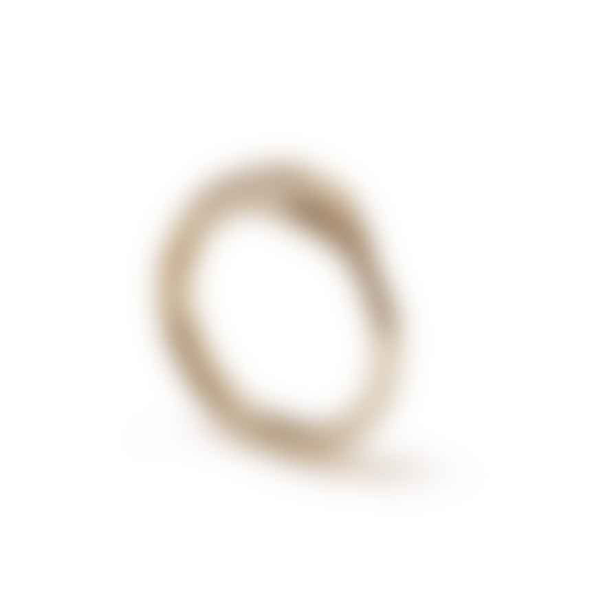 Rachel Entwistle Ouroboros Snake Ring Large - T / Gold Vermeil
