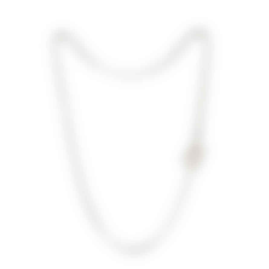 Rachel Entwistle Terra Necklace Thick - 51cm / White Silver