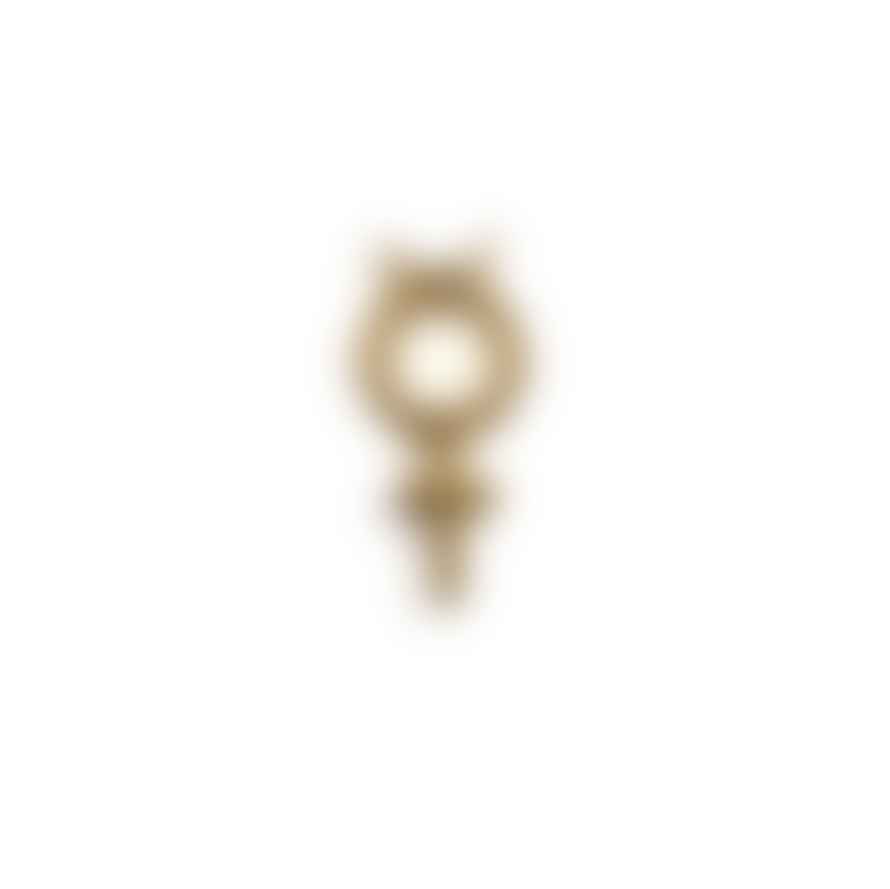 Rachel Entwistle Tria Prima Earrings Gold Vermeil - Sulphur Single Stud