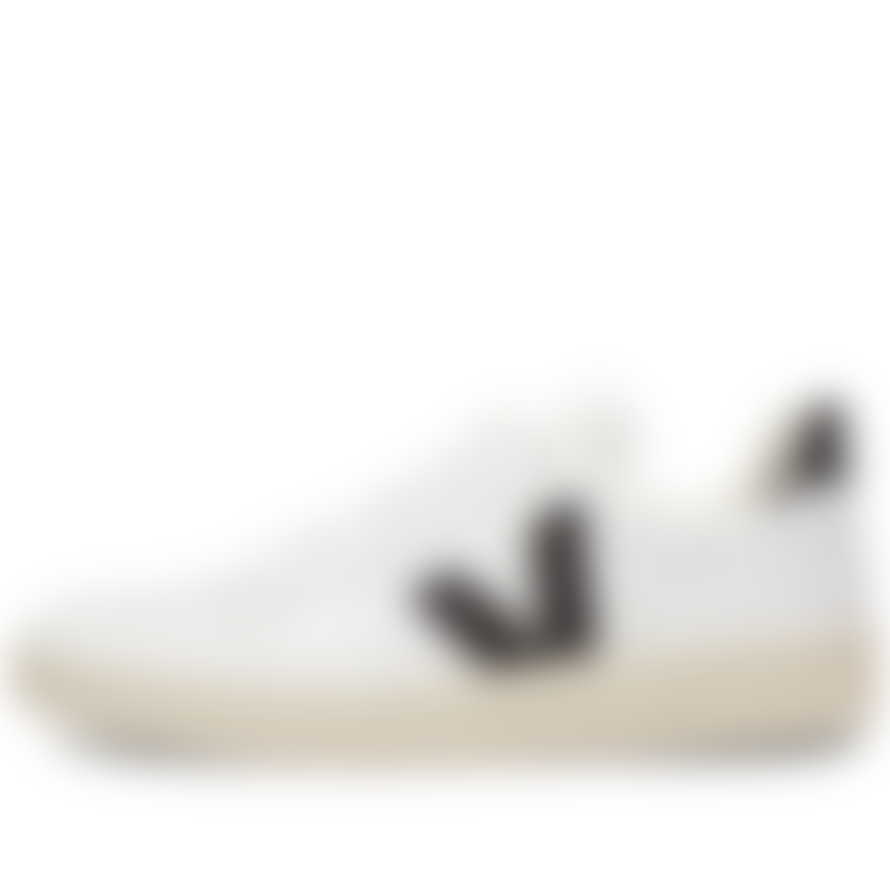 Veja V-10 Leather Basketball Sneaker White & Black