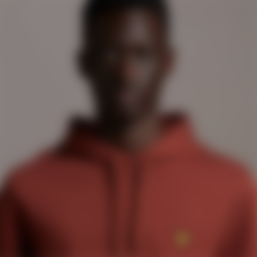 Lyle and Scott Pullover Hoodie Rust