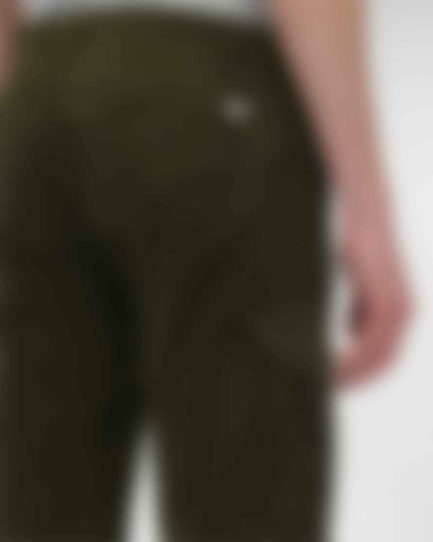 C.P. Company Garment Dyed Stretch Sateen Lens Pocket Shorts Ivy Green