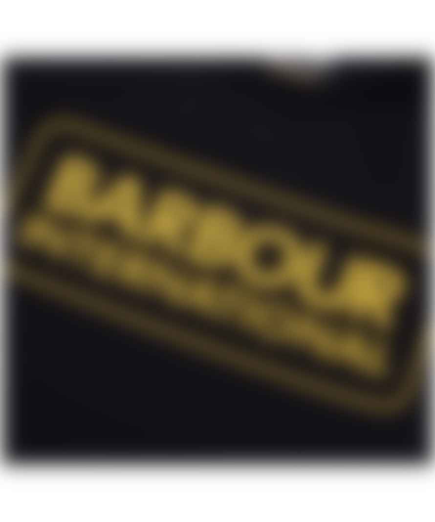 Barbour International Graphic Tee Black & Yellow