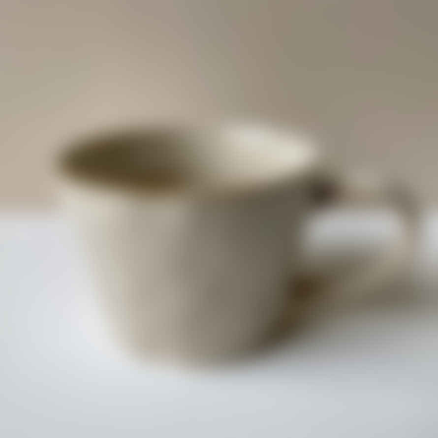 livs Mug - Organic Stoneware, Beige