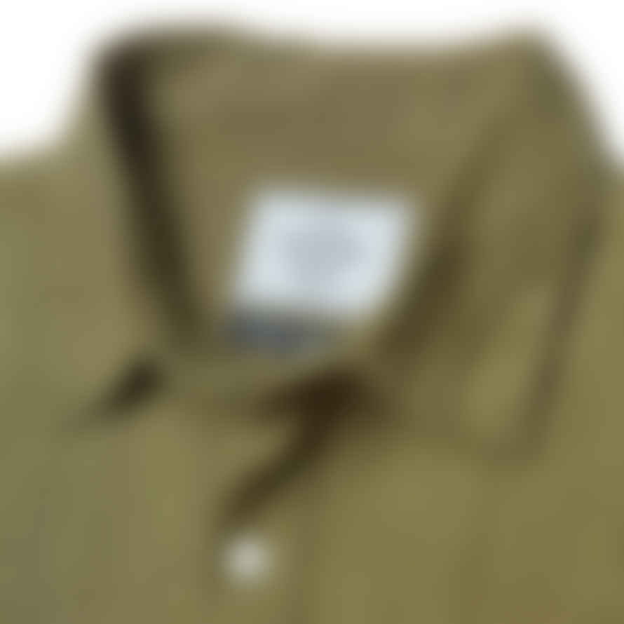  Portuguese Flannel Linen Shirt Olive