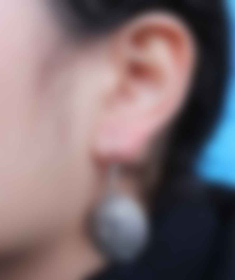 Urbiana Silver Ethnic Earrings