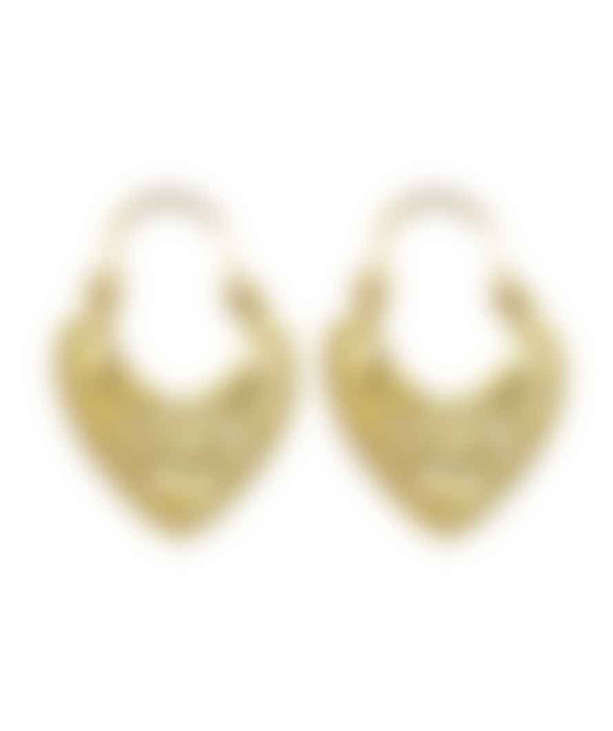 Urbiana Mandala Triangle Earrings