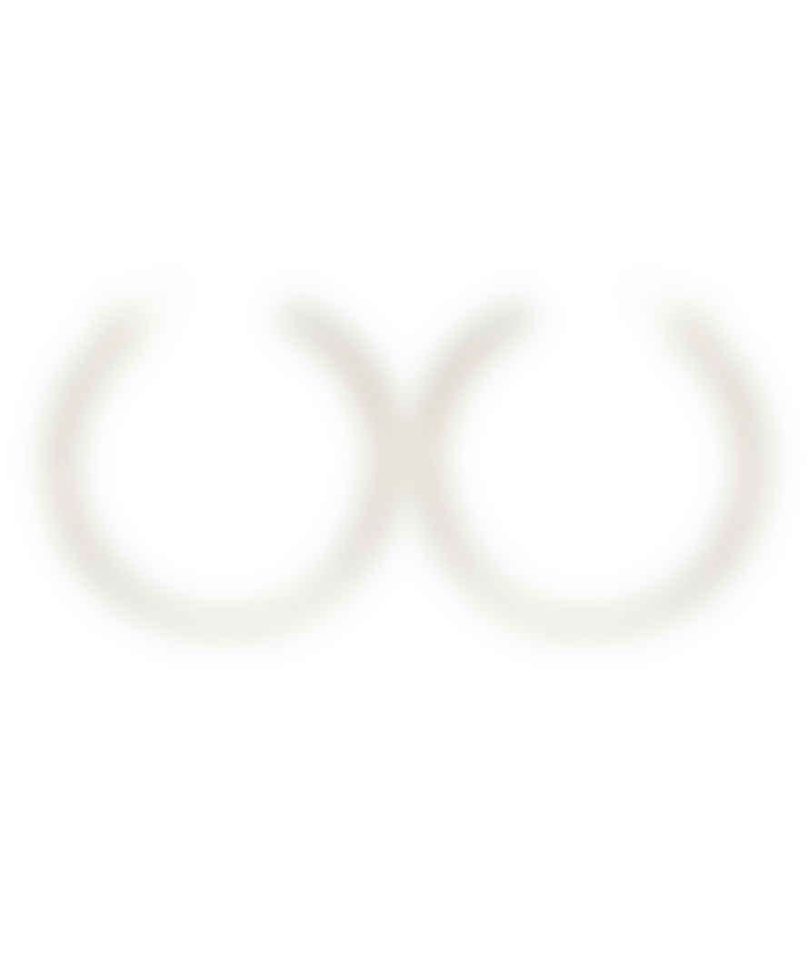 Urbiana Basic Semi-open Hoop Earrings